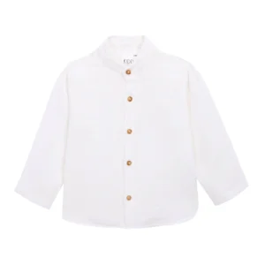 Camisa mao bambula blanca