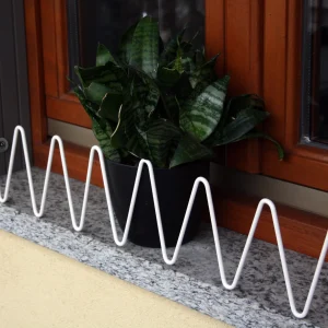 Soporte Anticaida Jardineras Serpentello Blanco.