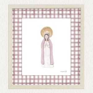 Lámina Virgencita - malva