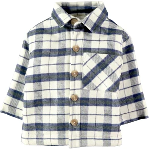 Sobrecamisa/Abrigo cuadros borrego