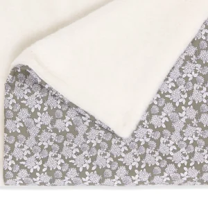 Manta pelo estampado verde