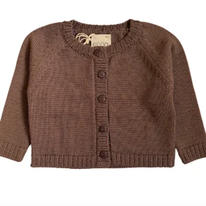 Chaqueta gruesa merino marrón