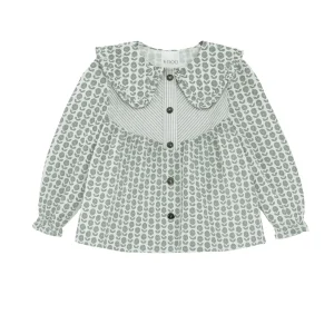 Blusa mix flores y rayas