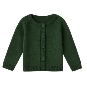 Chaqueta lana merino verde