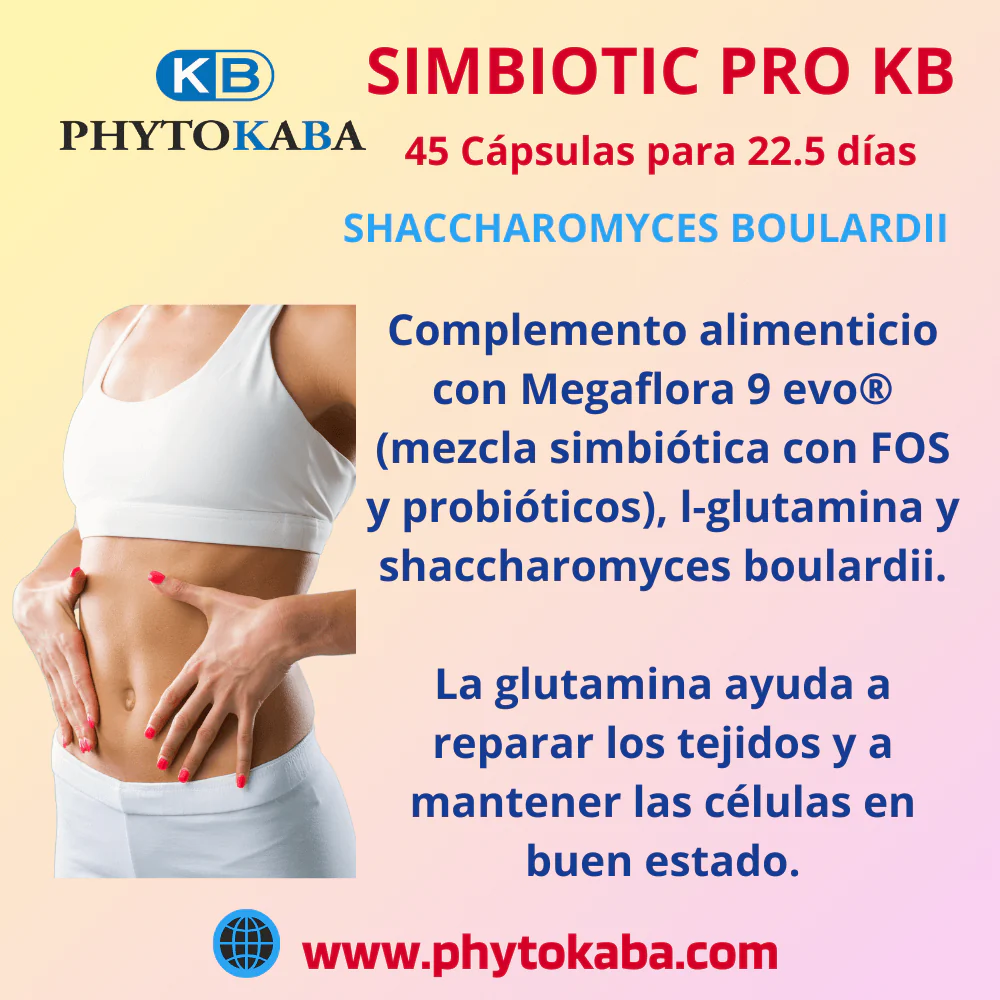 Simbiotic Pro Kb 45 Cápsulas Mezcla Probiótica. Flora Intestinal - Imagen 2