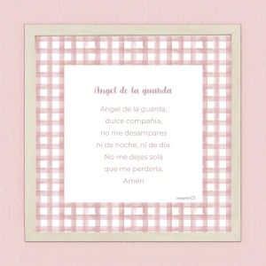 Oración Ángel de la guarda – rosa