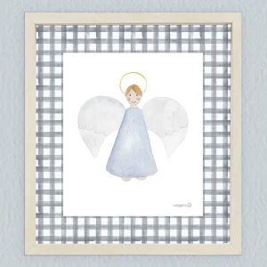 Lámina Angelito de la guarda – celeste