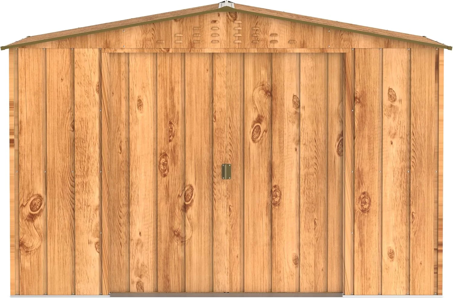 Duramax - Caseta Jardín - Top Hercules 10x8 - Metal - Color Imitación Madera - Imagen 6