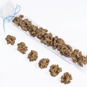 Rocas BIO de Chocolate Blanco con Almendra, Avellana y Limón,