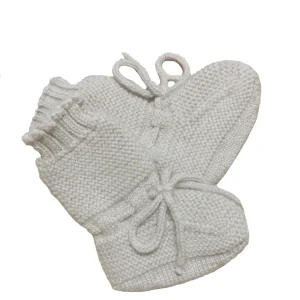 Patucos merino beige 1-3m