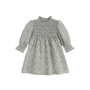 Vestido smock animal print